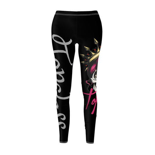 Topclass Pink Hair Skull Leggings