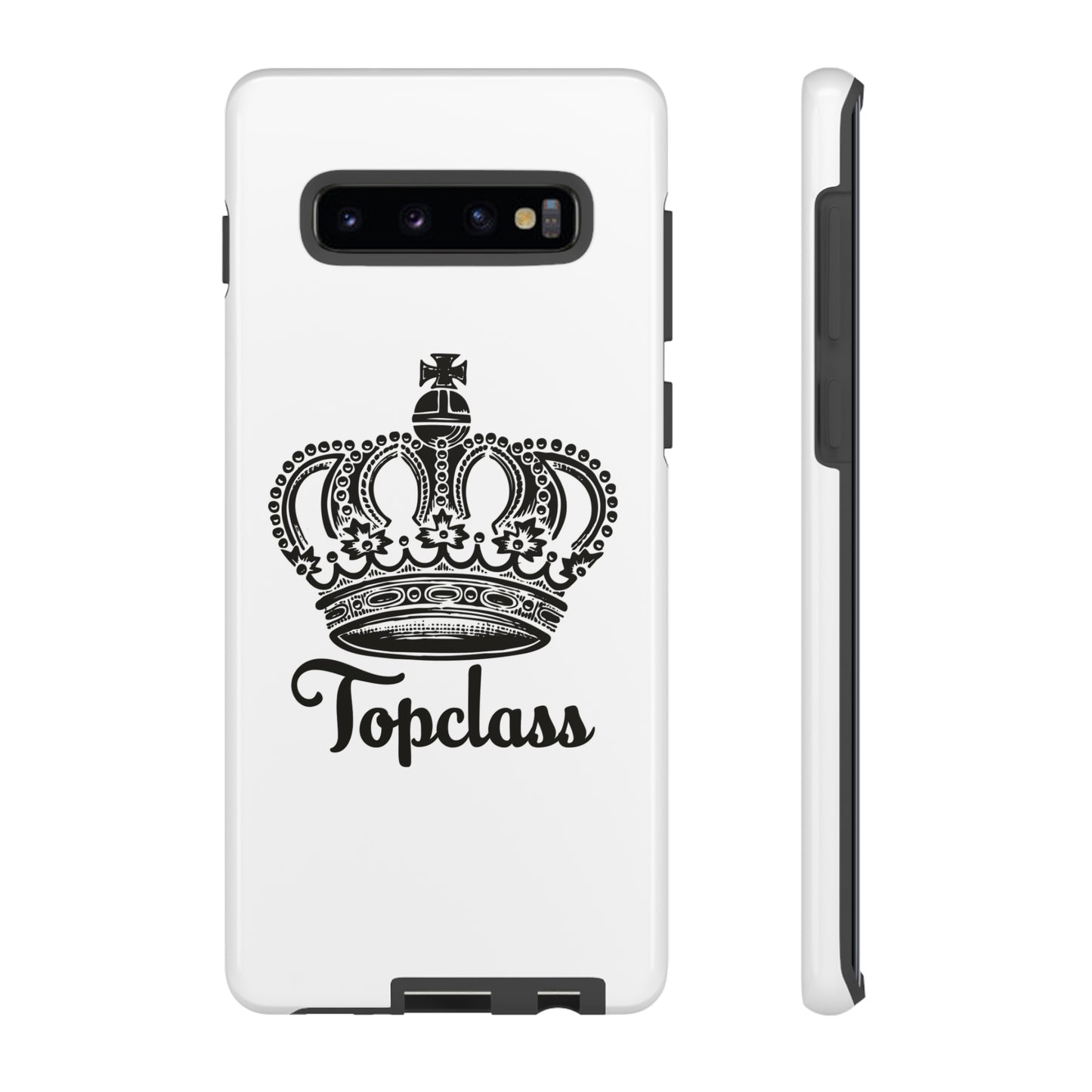 Topclass Black Logo Tough Phone Cases