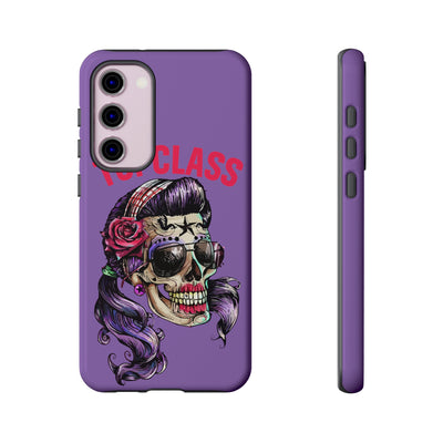 Topclass Pin Up Girl Skull Tough Phone Case