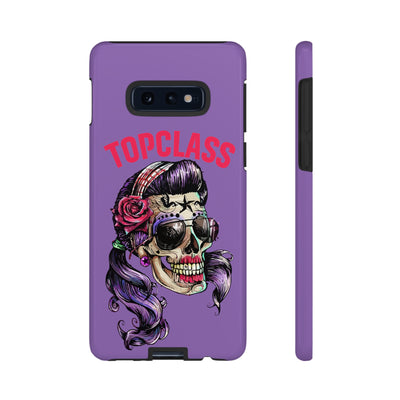 Topclass Pin Up Girl Skull Tough Phone Case