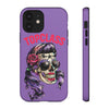 Topclass Pin Up Girl Skull Tough Phone Case