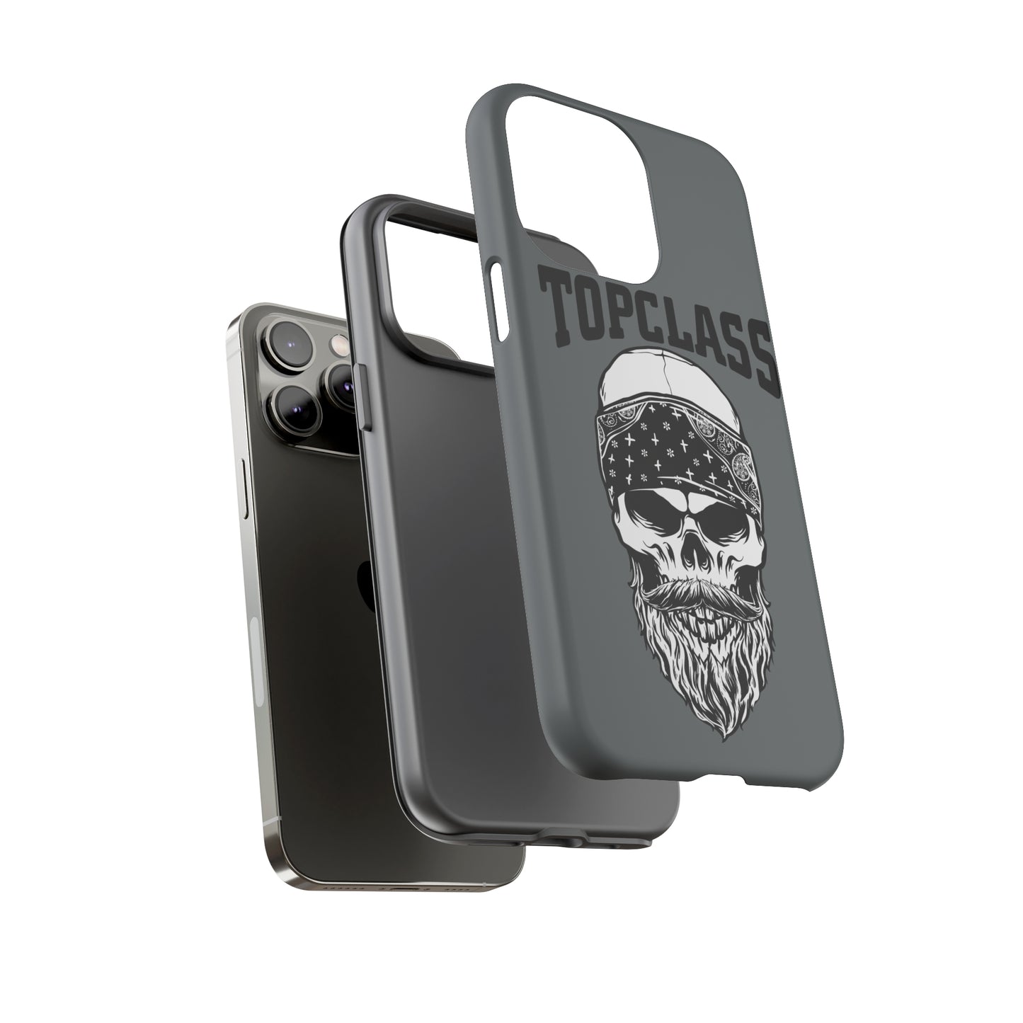 Topclass Bearded Skull Tough Phone Case