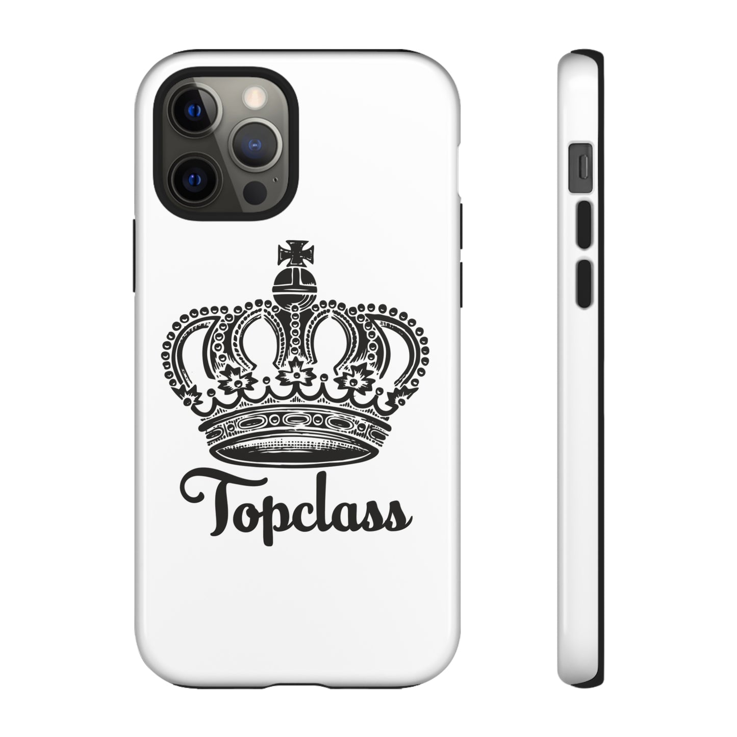 Topclass Black Logo Tough Phone Cases