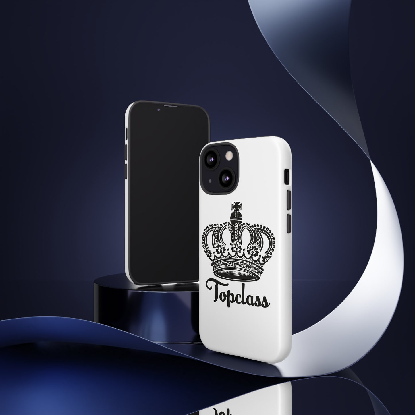 Topclass Black Logo Tough Phone Cases