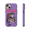 Topclass Pin Up Girl Skull Tough Phone Case