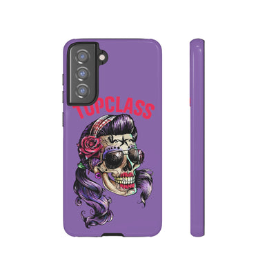 Topclass Pin Up Girl Skull Tough Phone Case