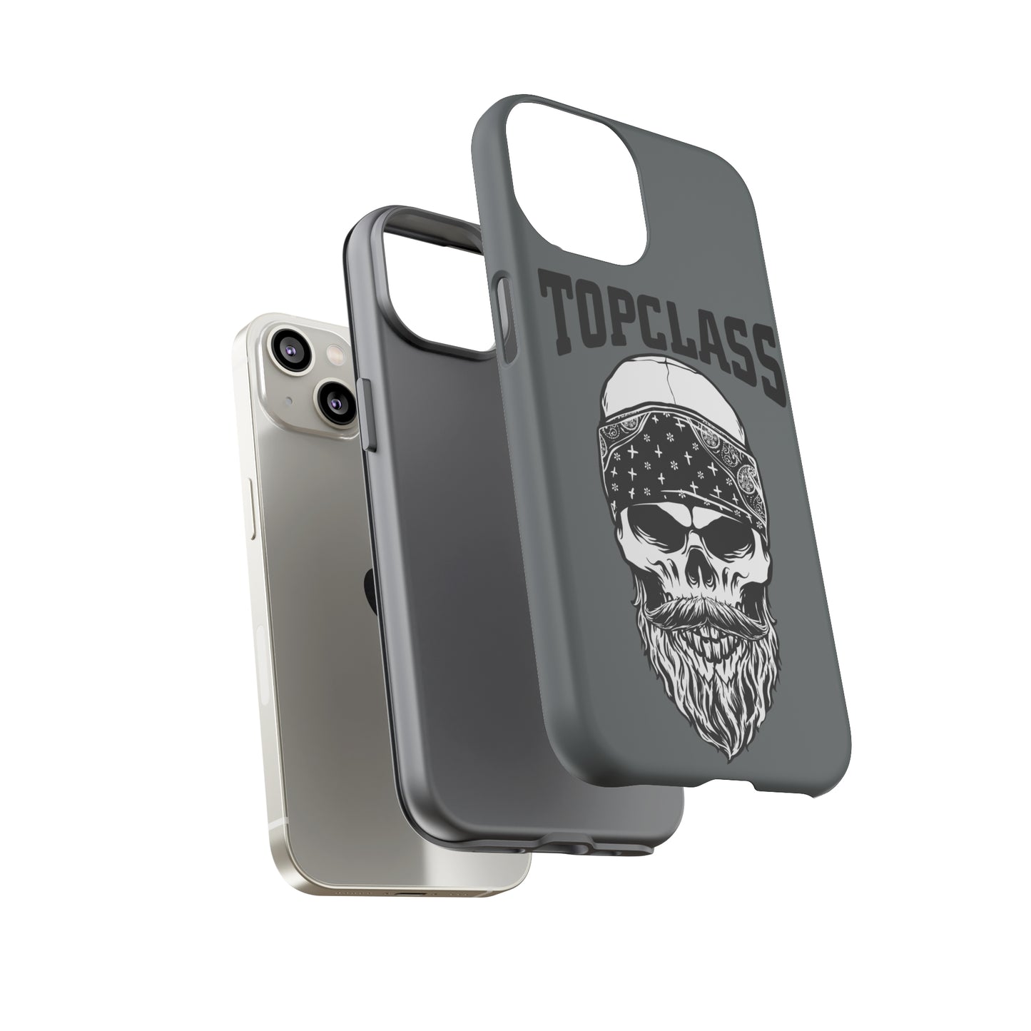 Topclass Bearded Skull Tough Phone Case