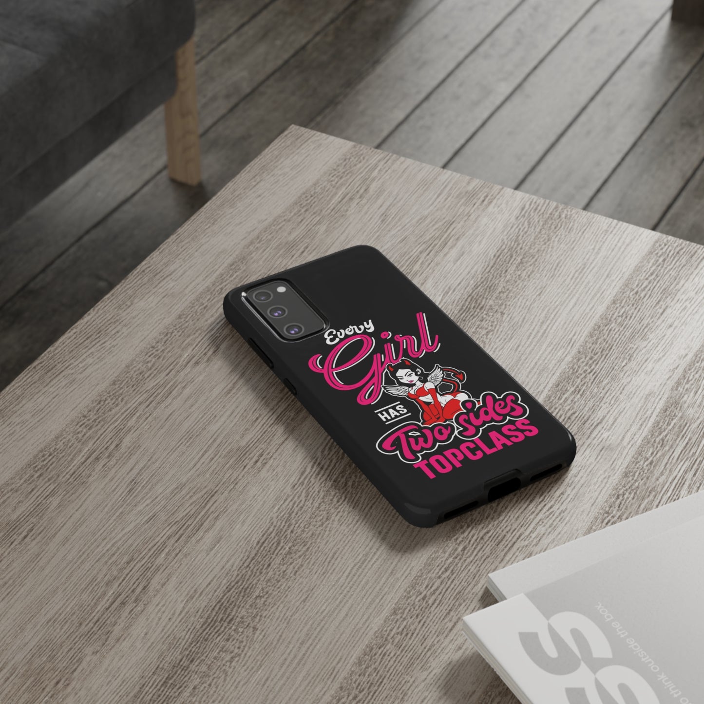 Topclass Tough Phone Cases Every girl has two sides