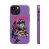 Topclass Pin Up Girl Skull Tough Phone Case