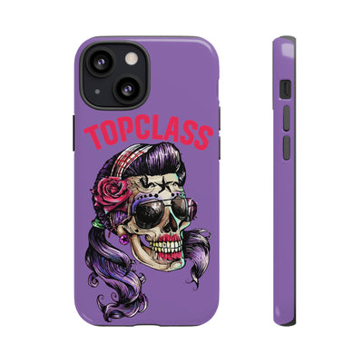 Topclass Pin Up Girl Skull Tough Phone Case