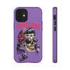 Topclass Pin Up Girl Skull Tough Phone Case