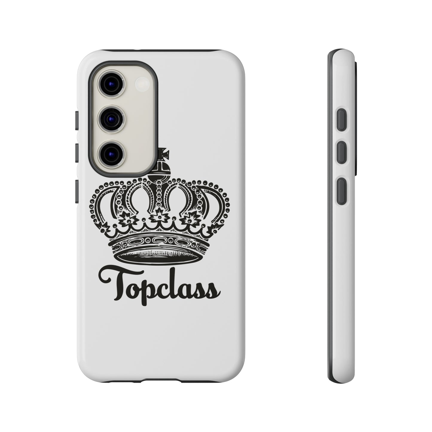 Topclass Black Logo Tough Phone Cases