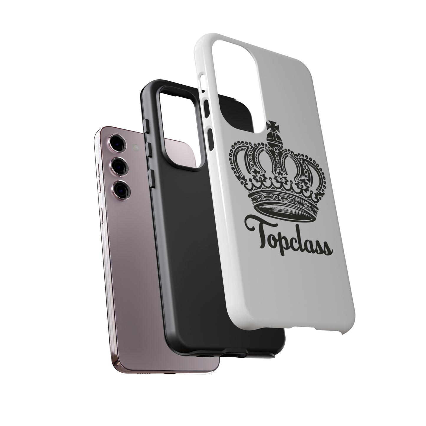 Topclass Black Logo Tough Phone Cases