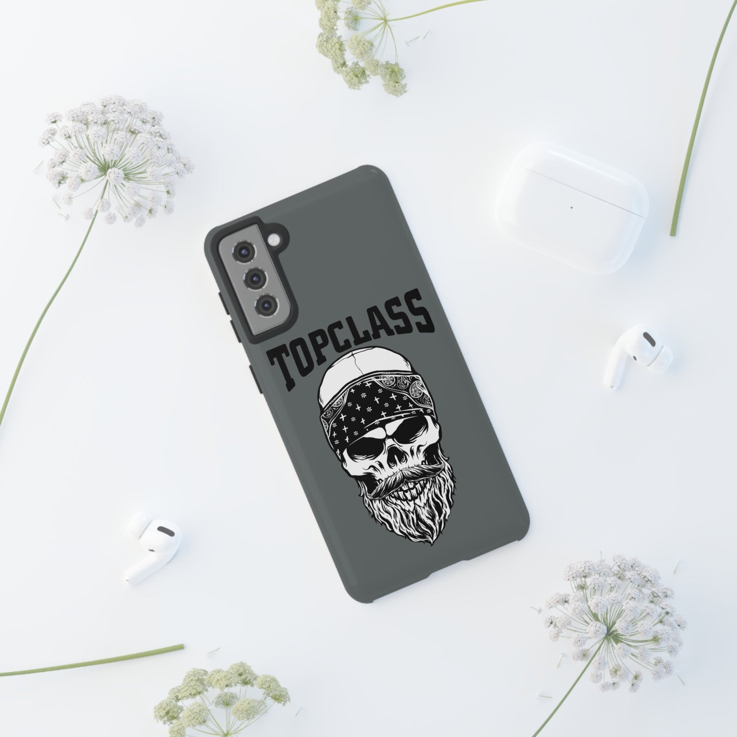 Topclass Bearded Skull Tough Phone Case