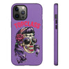 Topclass Pin Up Girl Skull Tough Phone Case