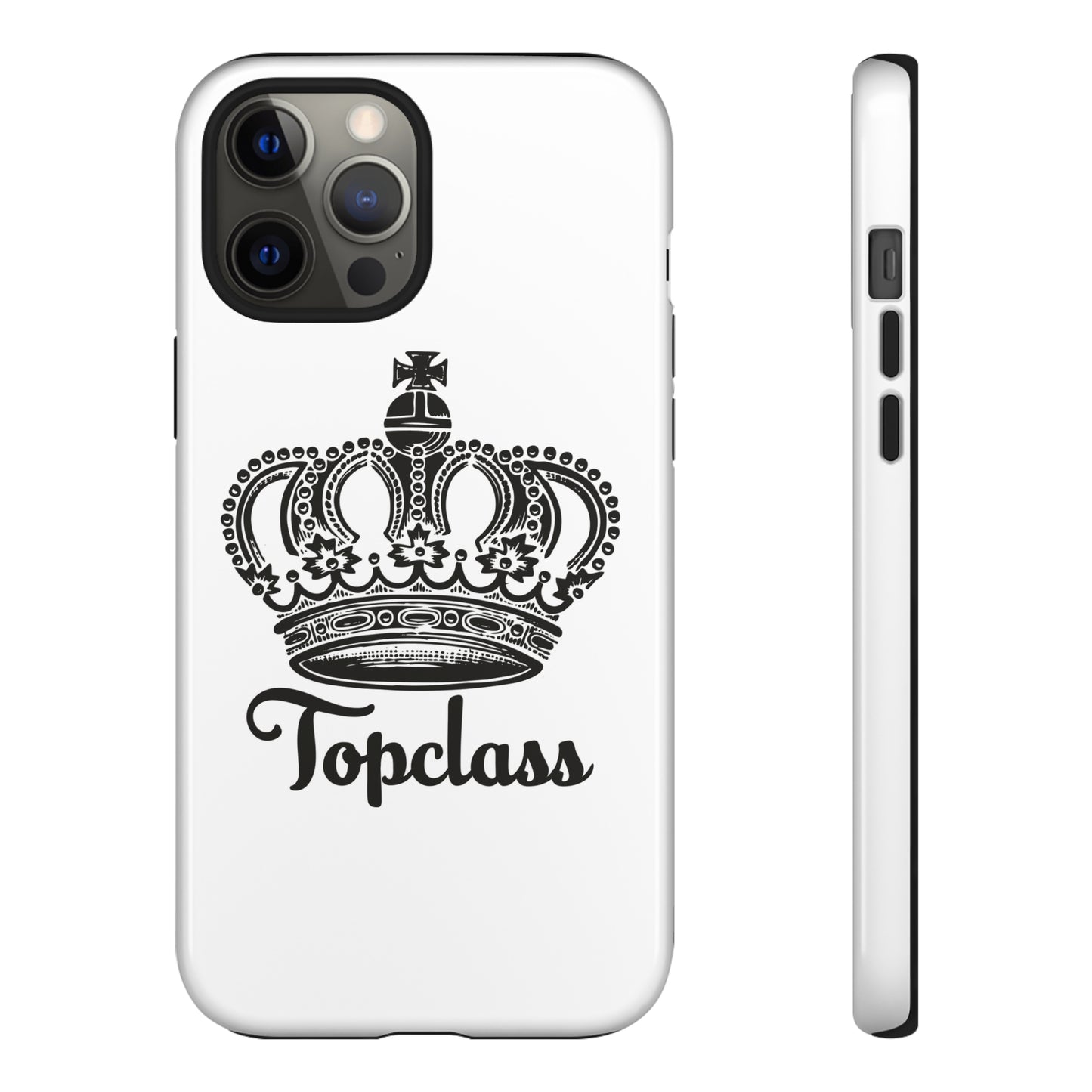 Topclass Black Logo Tough Phone Cases