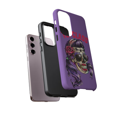 Topclass Pin Up Girl Skull Tough Phone Case