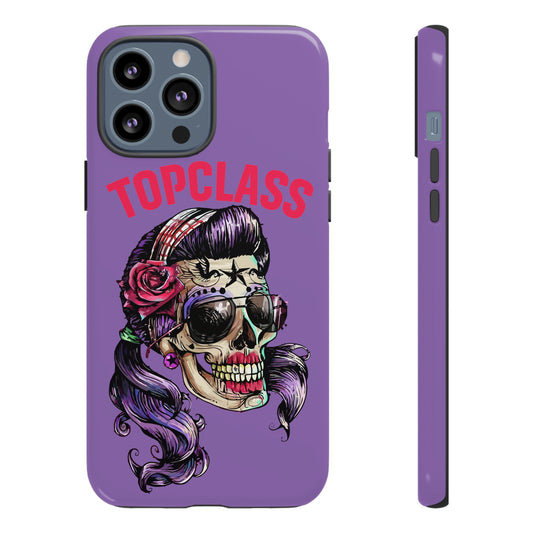 Topclass Pin Up Girl Skull Tough Phone Case