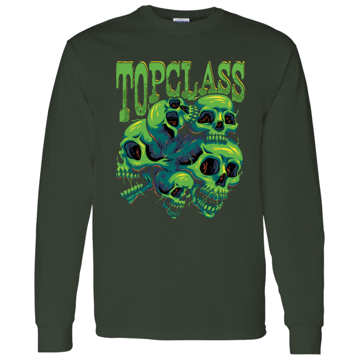 Topclass Green multi Skull new