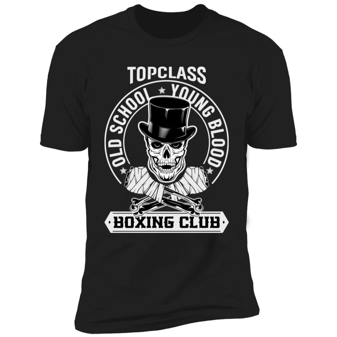 Topclass Old School Boxing Skull Tshirt