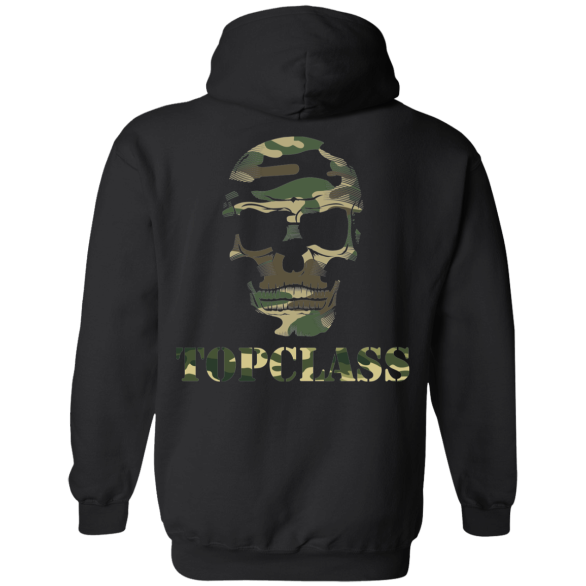 Topclass Camo Skull Hoodie