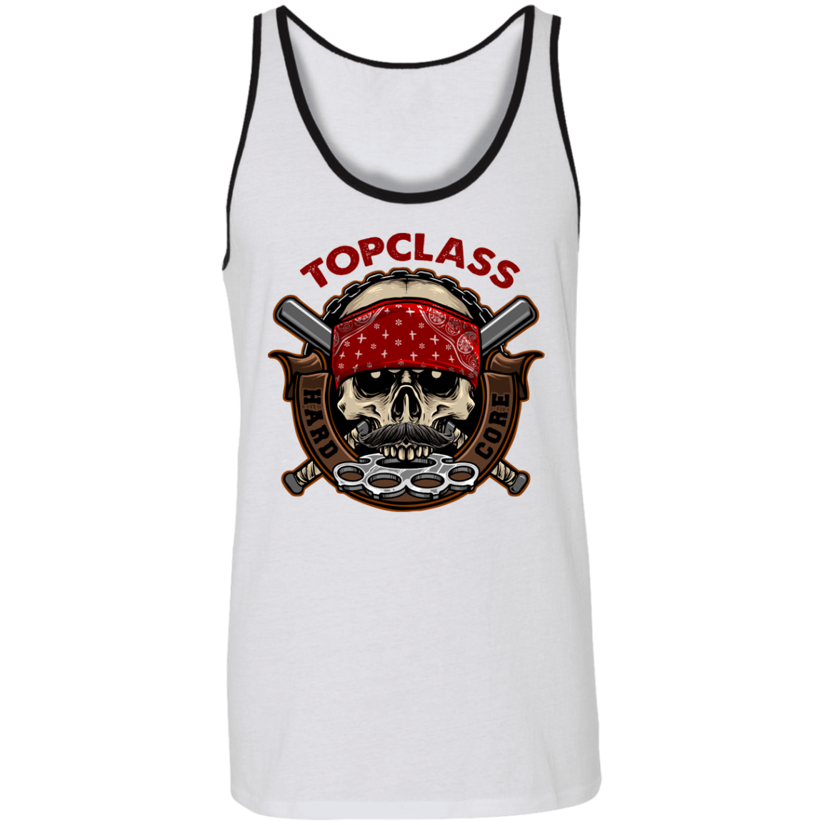 Topclass Skull and Brass Knuckles Tank Top