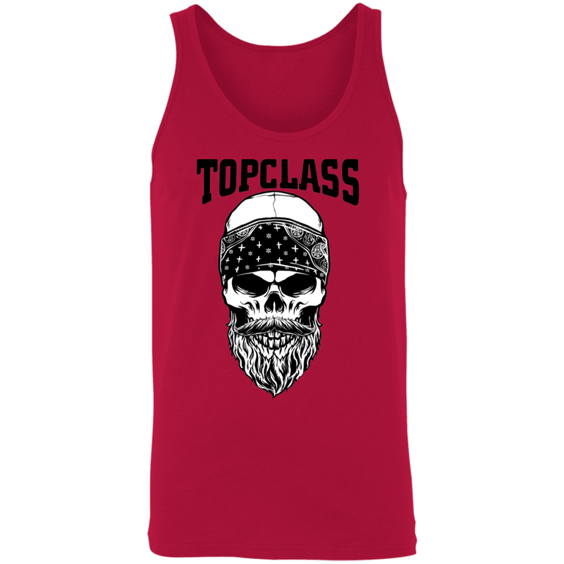 Topclass Bearded Skull and Bandana Tank Top