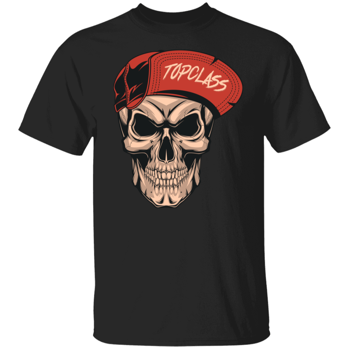 Topclass Skull with Red Hat Tshirt