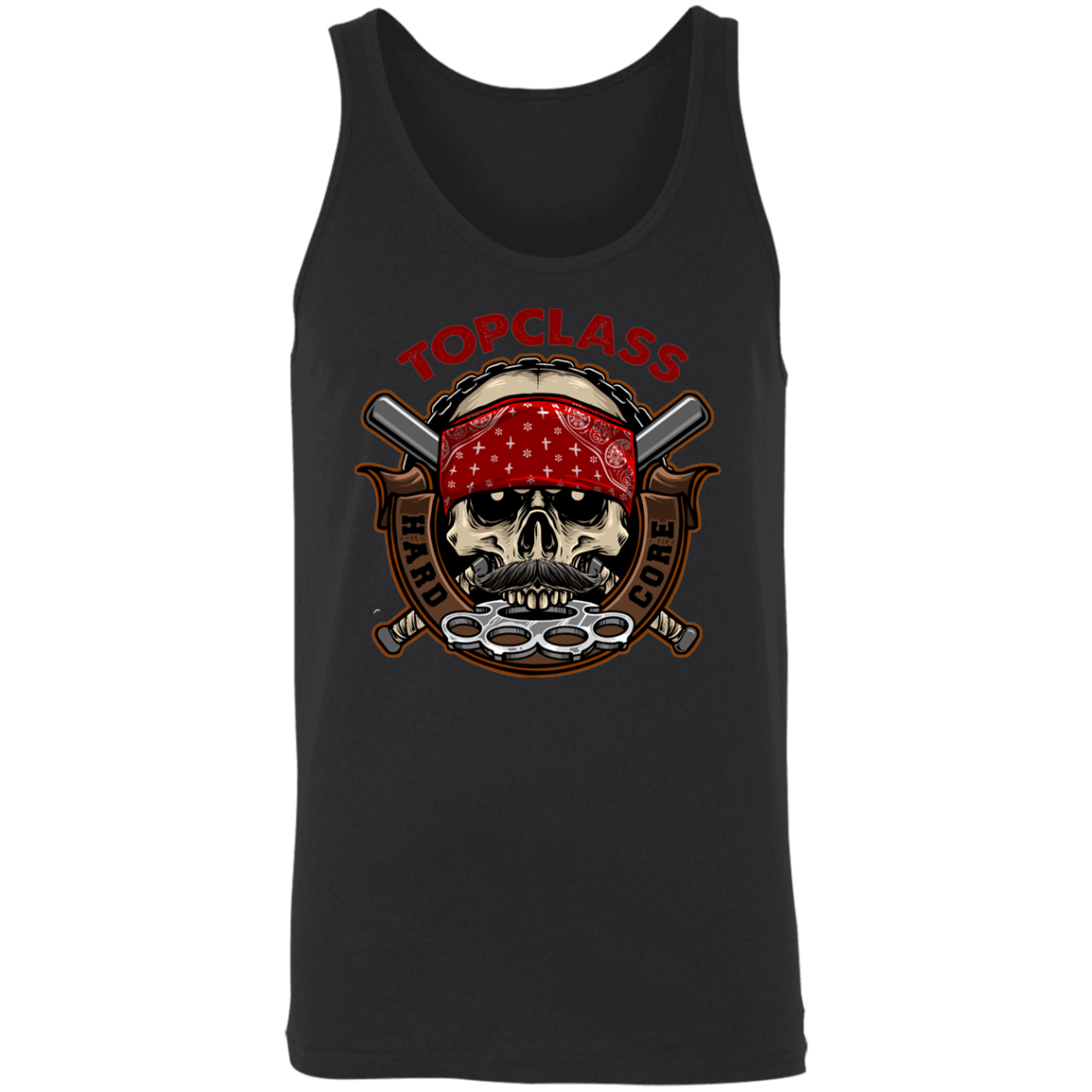 Topclass Skull and Brass Knuckles Tank Top