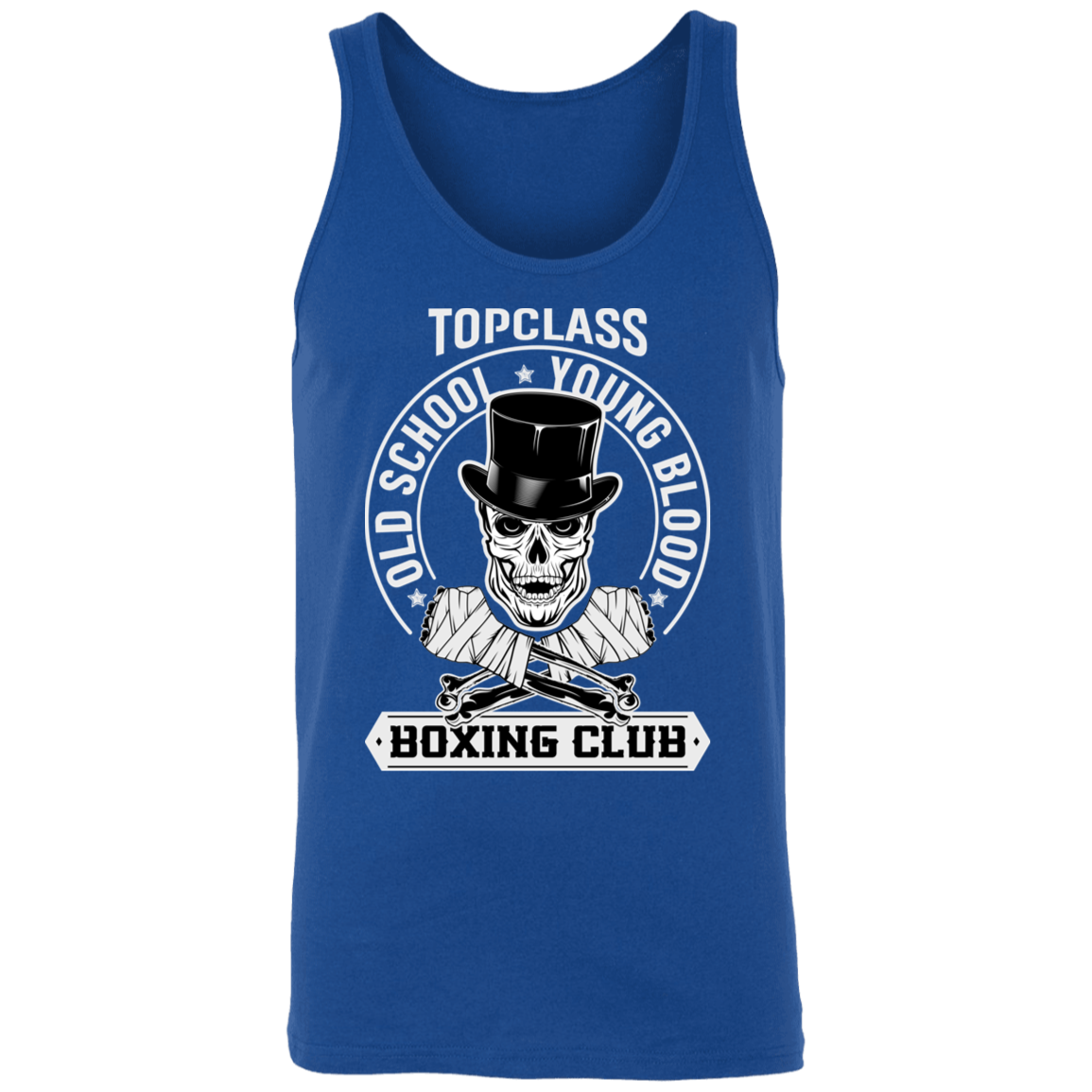 Topclass Old School Boxing Skull Tank Top