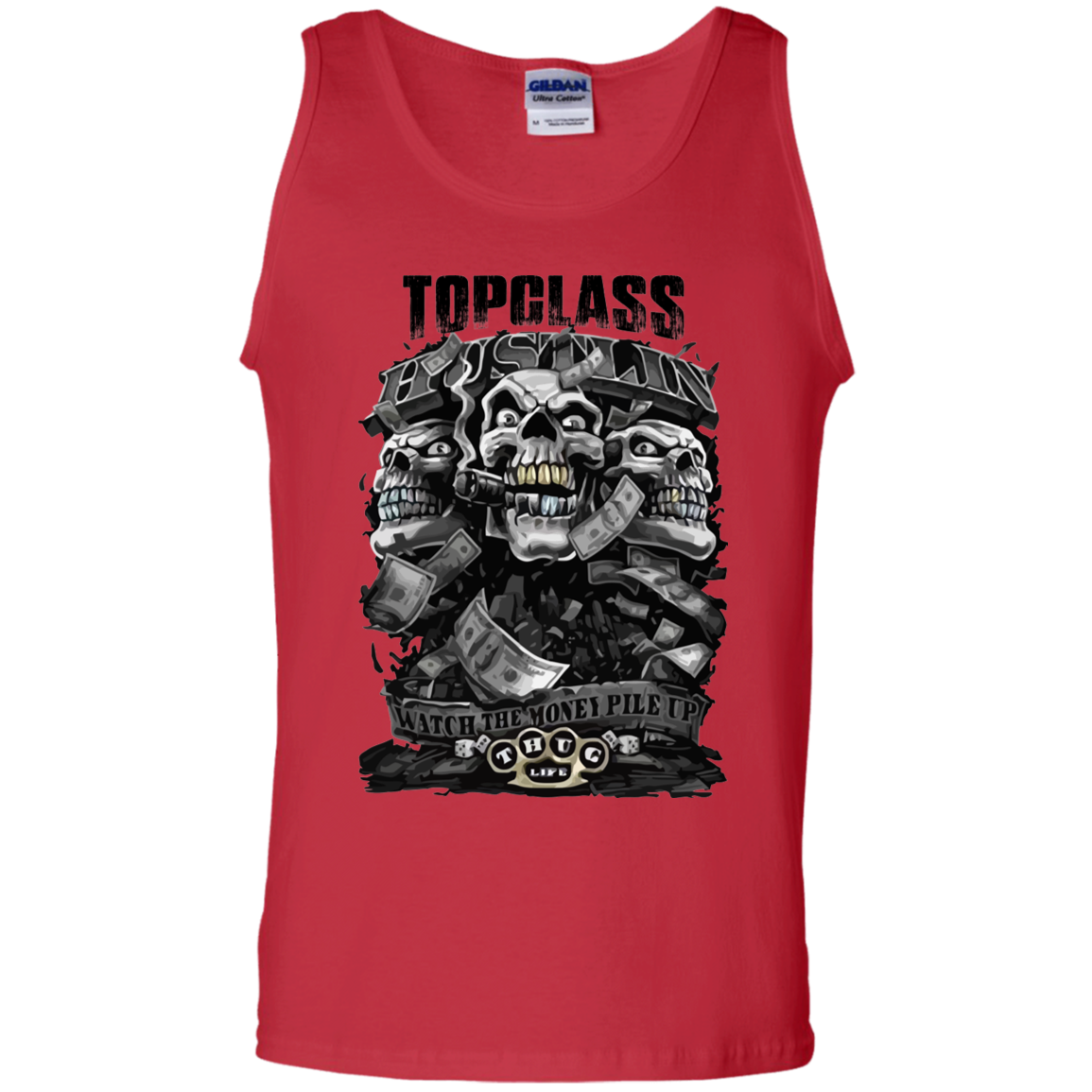 Topclass stack of money skull - Topclass Mafia