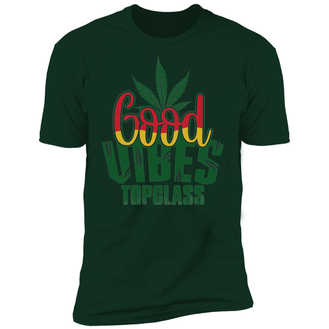 Topclass Green Good Vibes Tshirt 420