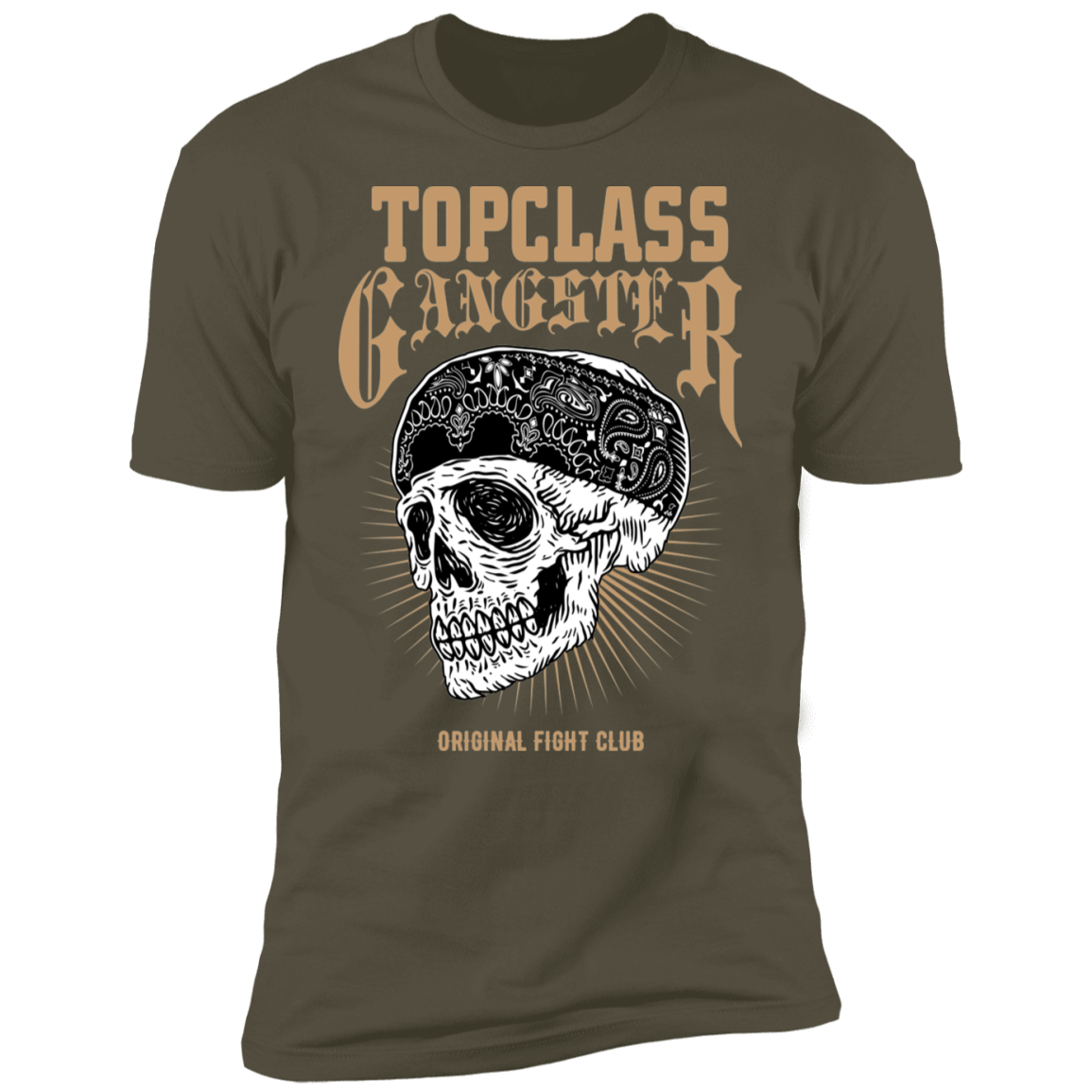 Topclass Gangster Skull and Bandana Tshirt