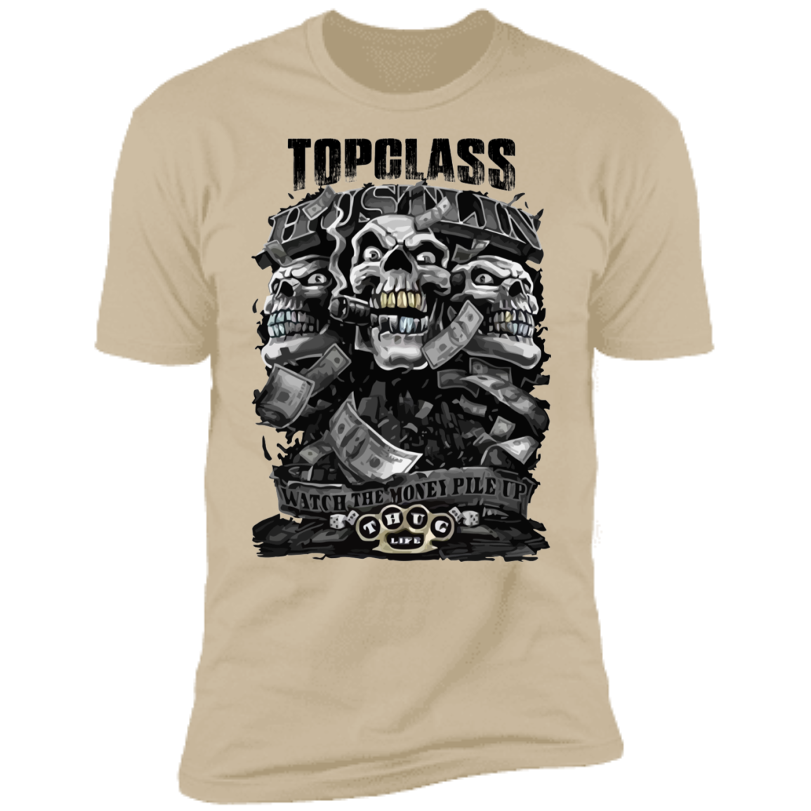 Topclass stack of money skull - Topclass Mafia