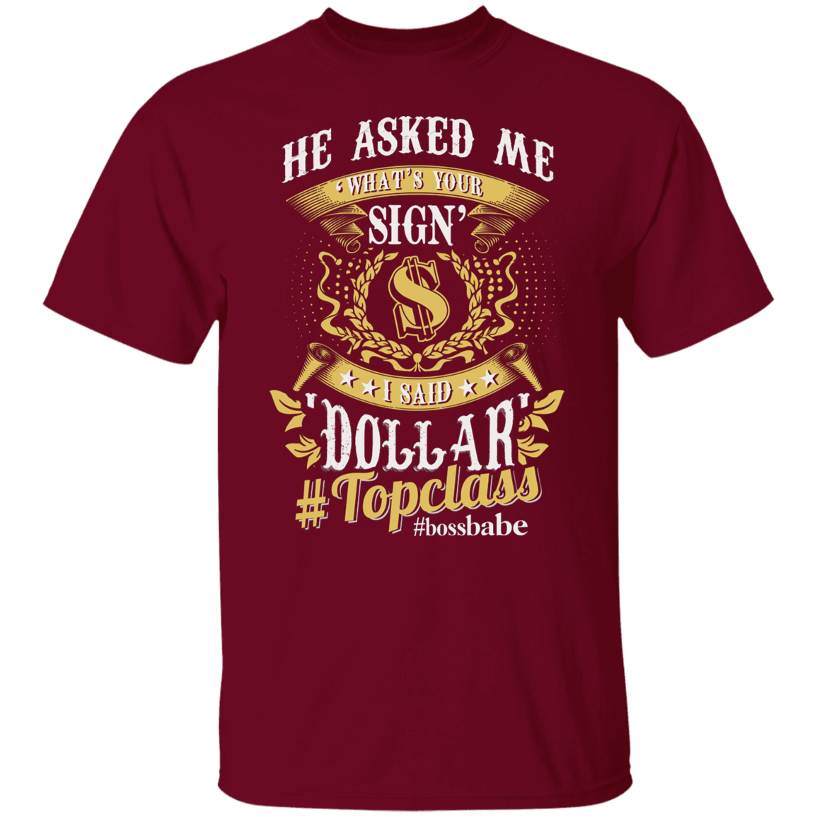 Topclass Dollar Sign Tshirt