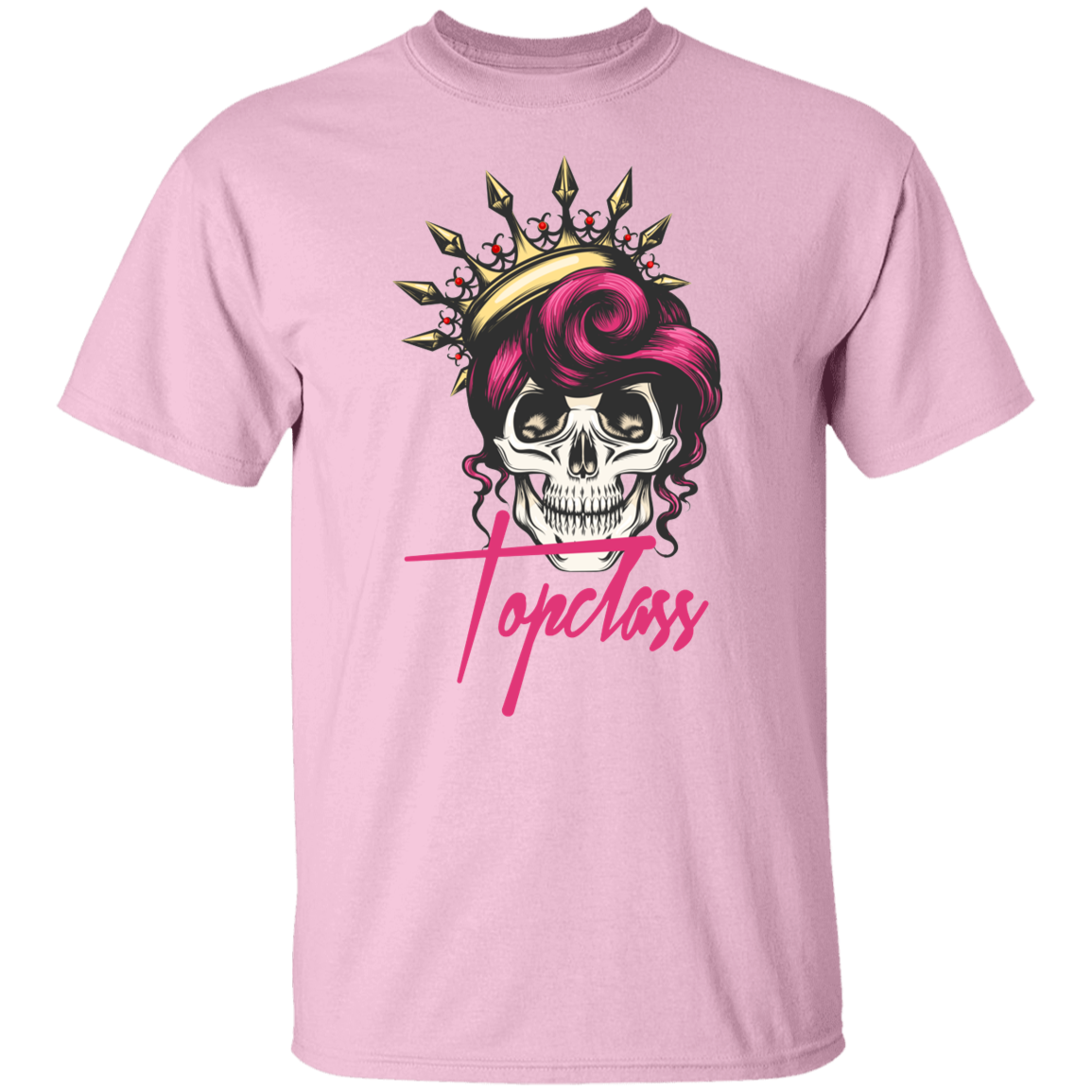 topclass pink hair skull - Topclass Mafia