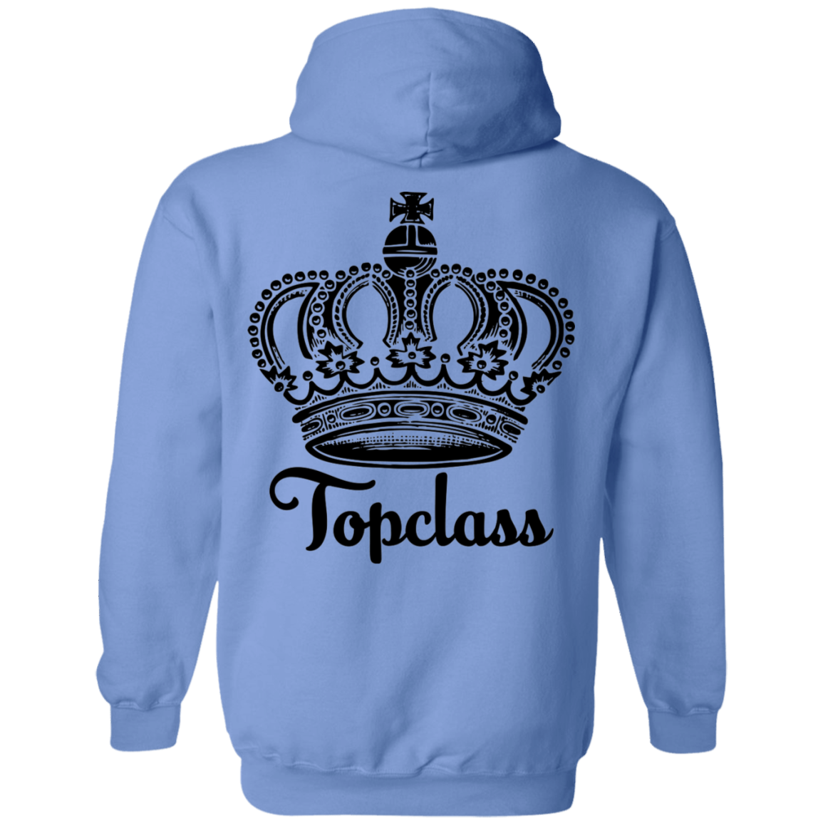 Topclass Black Crown Logo Hoodie