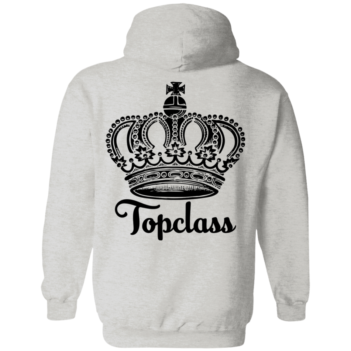 Topclass Black Crown Logo Hoodie