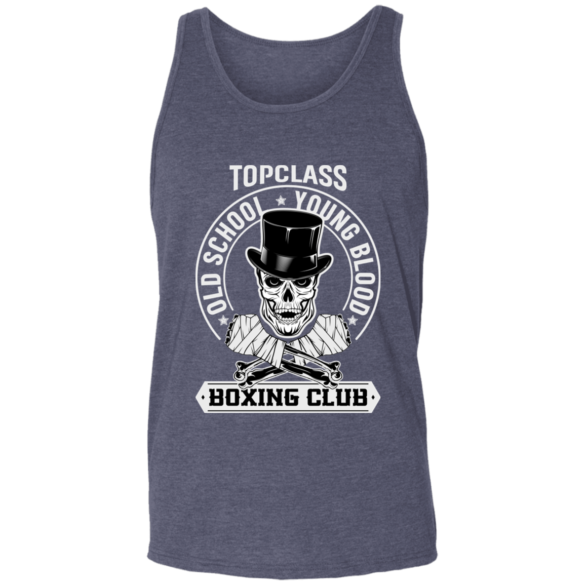 Topclass Old School Boxing Skull Tank Top