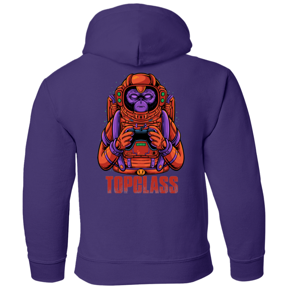 Topclass Gorilla Astronaut Youth Hoodie