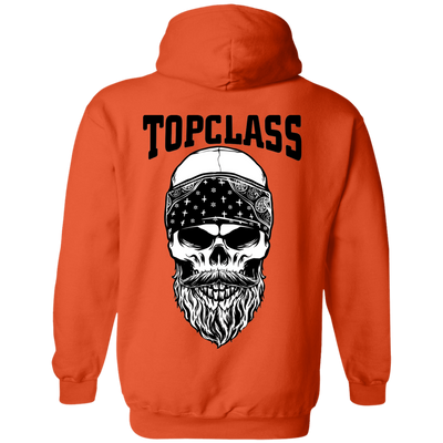 Topclass Bearded Bandana Skull Hoodie