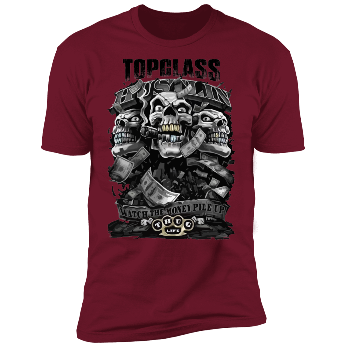 Topclass stack of money skull - Topclass Mafia