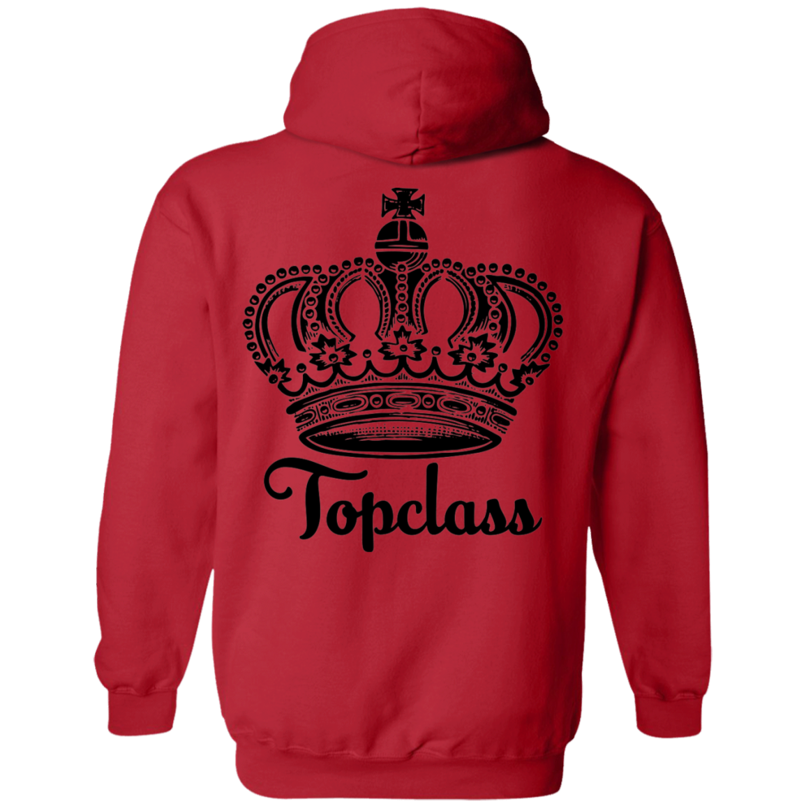 Topclass Black Crown Logo Hoodie