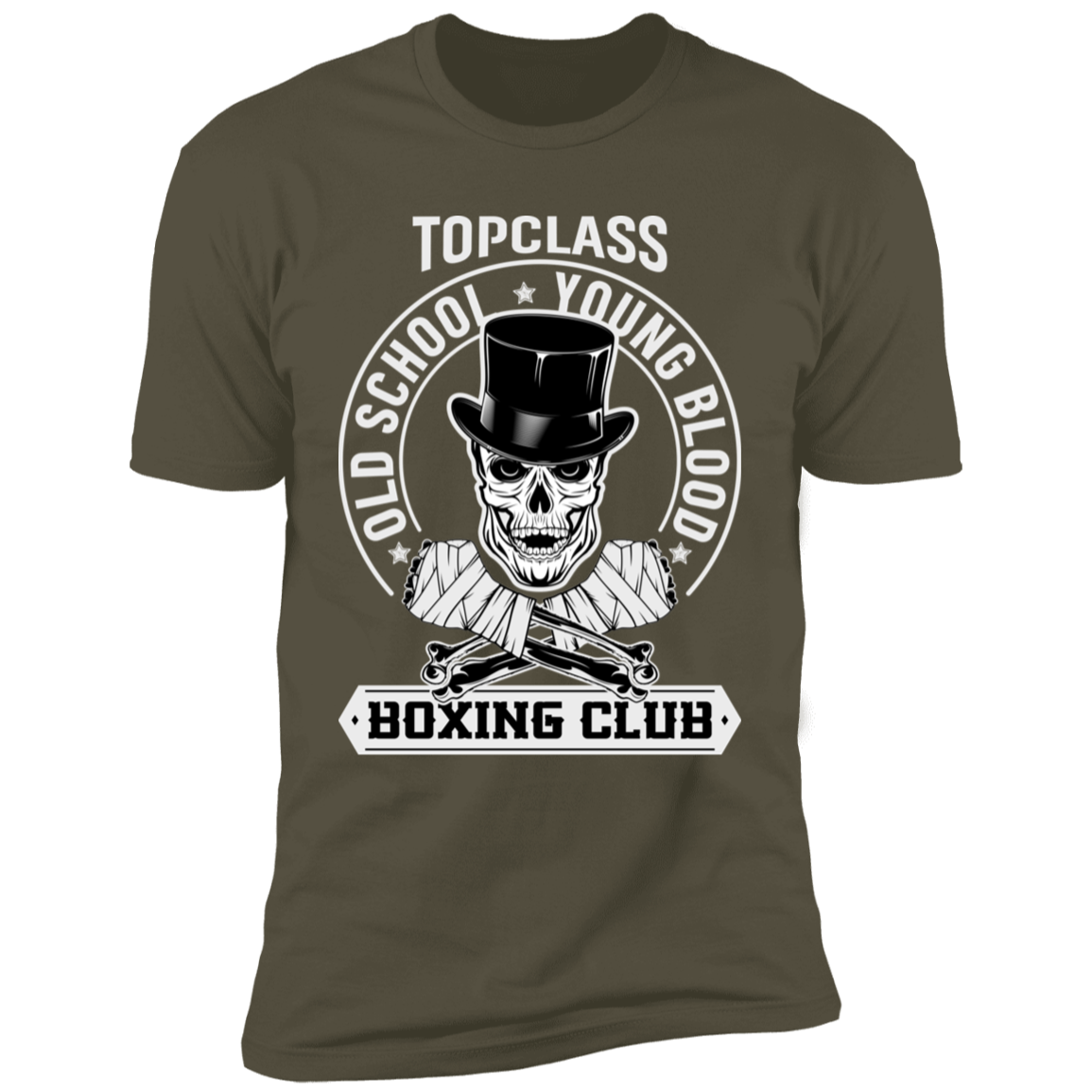 Topclass Old School Boxing Skull Tshirt