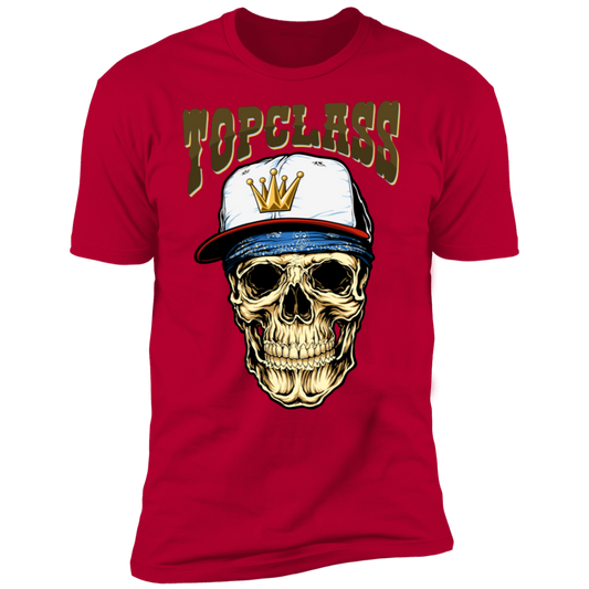 Topclass Skull with Baseball Hat and Crown Tshirt