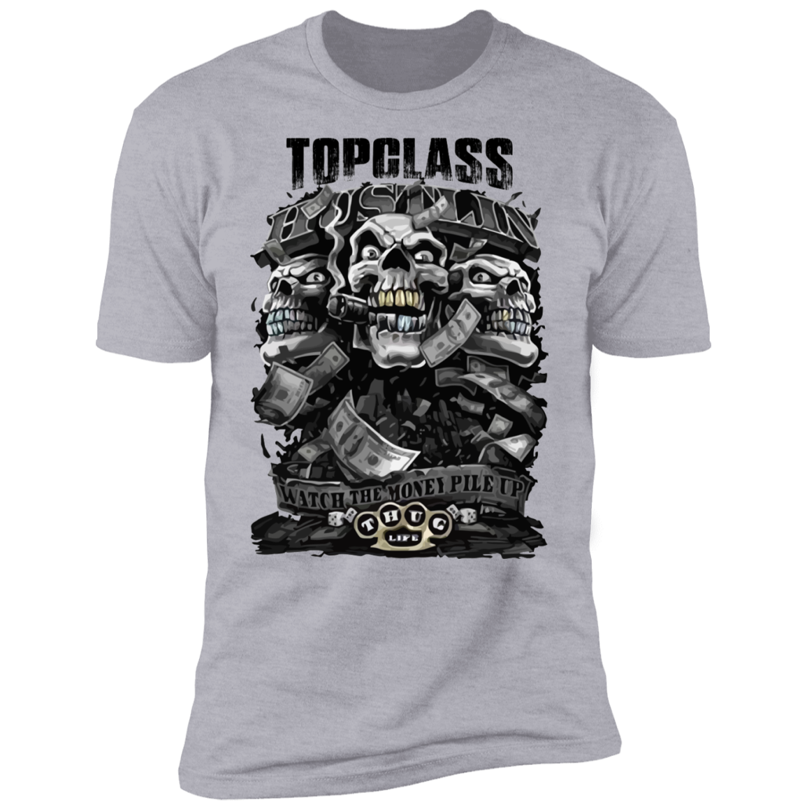 Topclass stack of money skull - Topclass Mafia