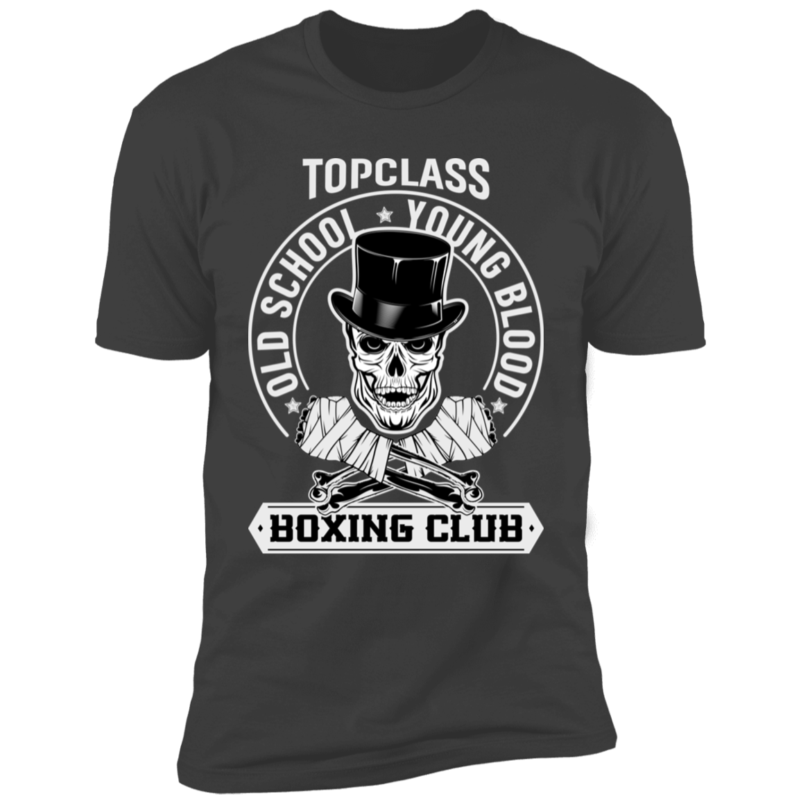 Topclass Old School Boxing Skull Tshirt