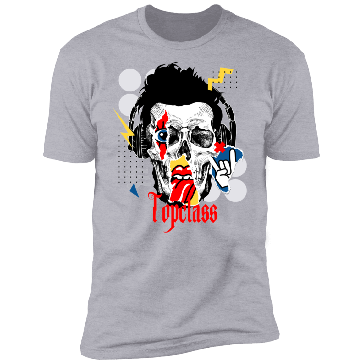 topclass colorful skull with lips - Topclass Mafia