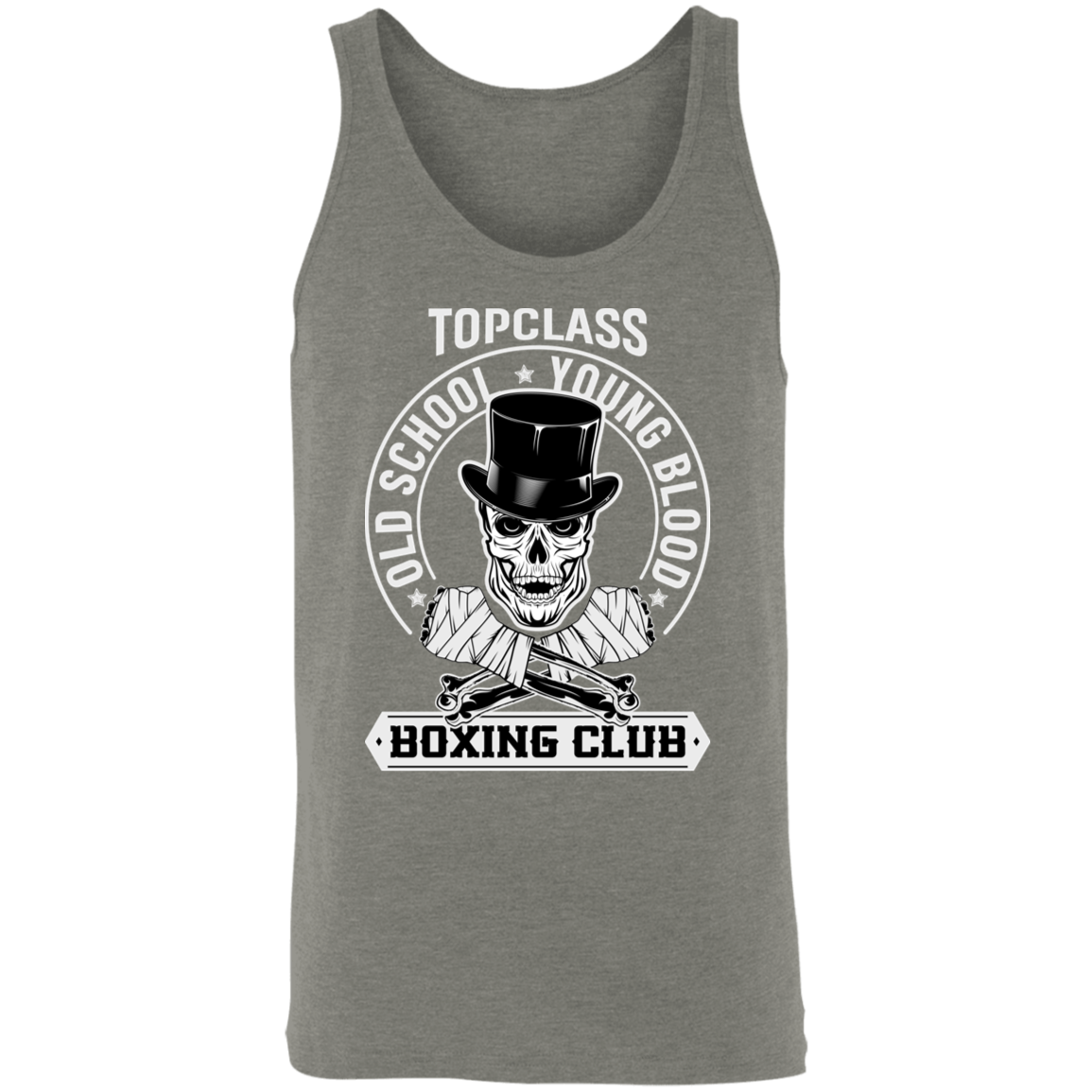 Topclass Old School Boxing Skull Tank Top