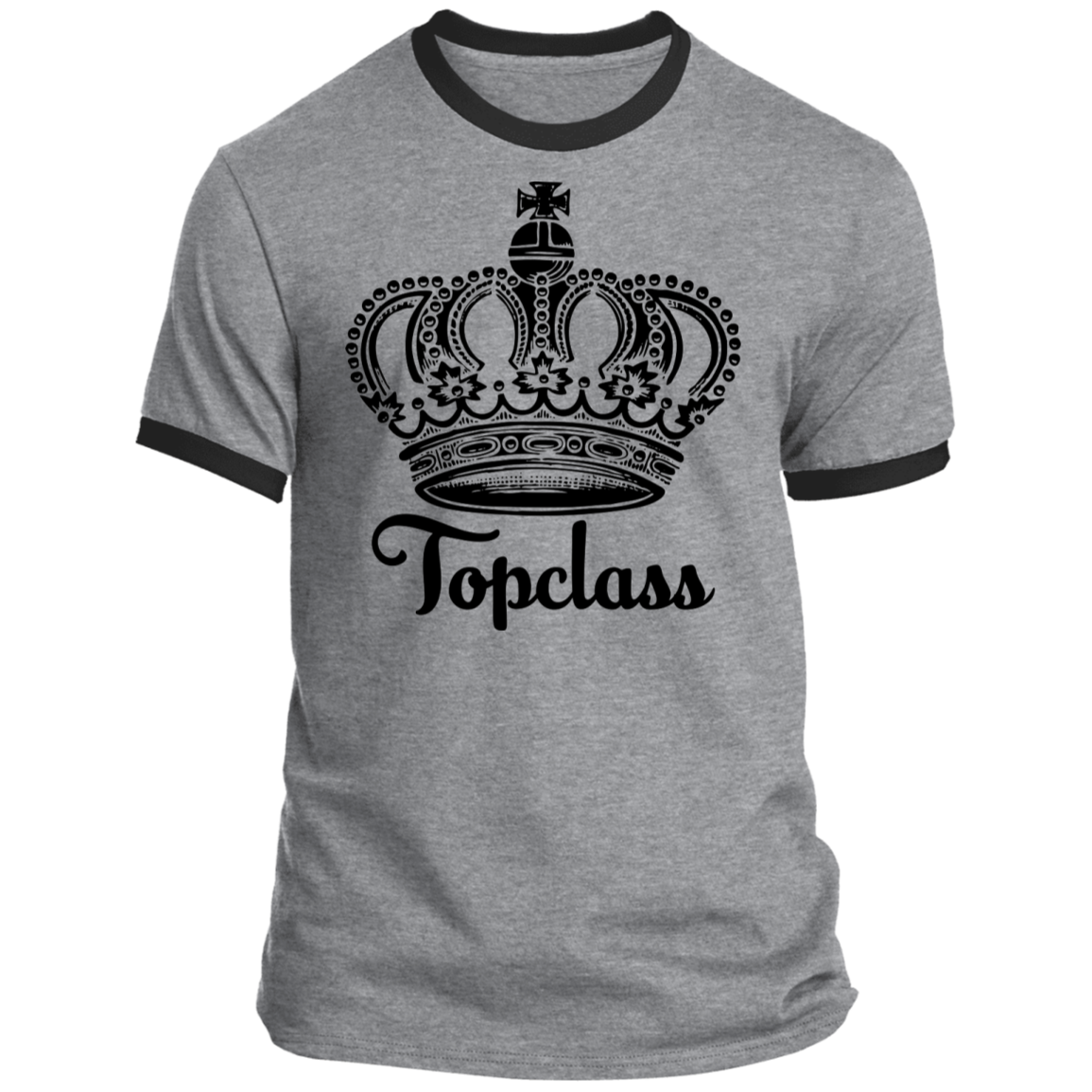 Topclass White Logo Crown Tshirt